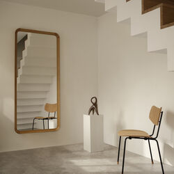 VLA62 Radio House Mirror, white oiled oak, Carl Hansen & Søn