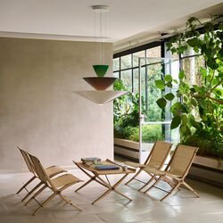 Gio LN15 Pendant, signal green/deep blue/ecru white, &Tradition