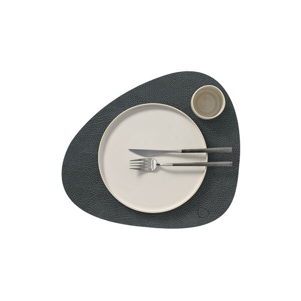Hippo table mat Curve L, anthracite, LIND DNA