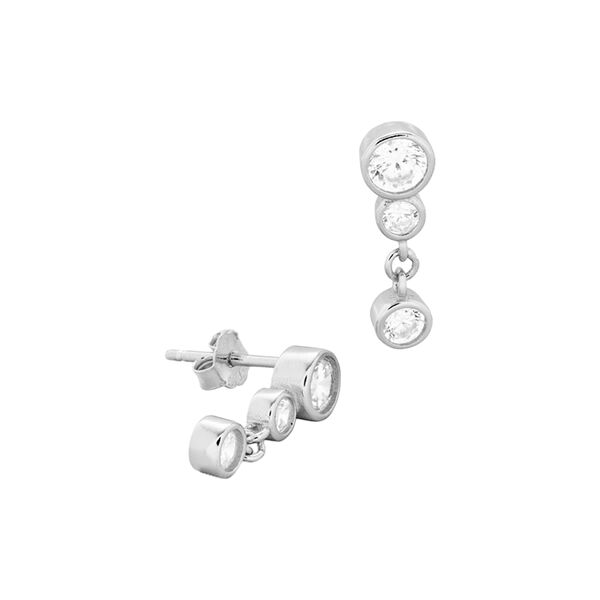 Nona Trio Drop Studs, Philippa Studios