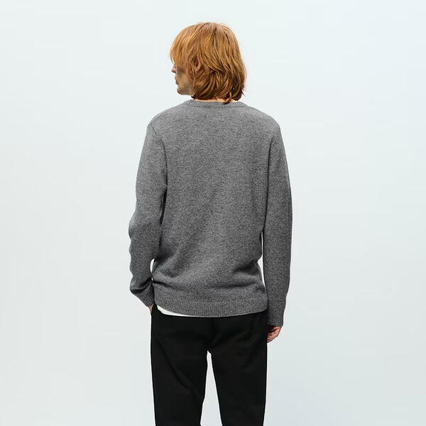 WWTay Pullover, light melange grey, Wood Wood