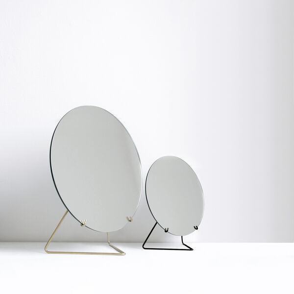 Standing Mirror, brass Standing Mirror, brass, MOEBE