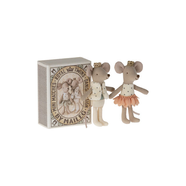 Little Brother and Little Sister Twins Mice in a Box, Maileg