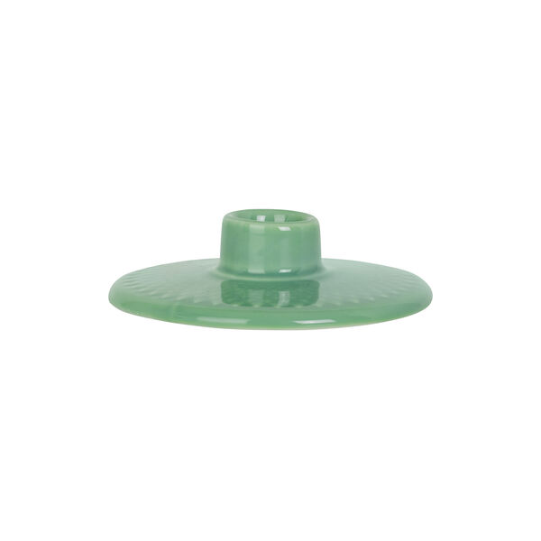 Rhombe Color Candle Holder, green, Lyngby Porcelæn