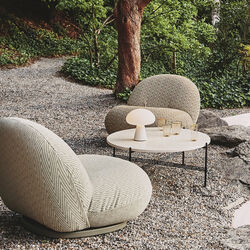 TS Outdoor Coffee Table, neutral white, GUBI