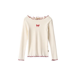 T-shirt L/S Louann, ivory, Wheat