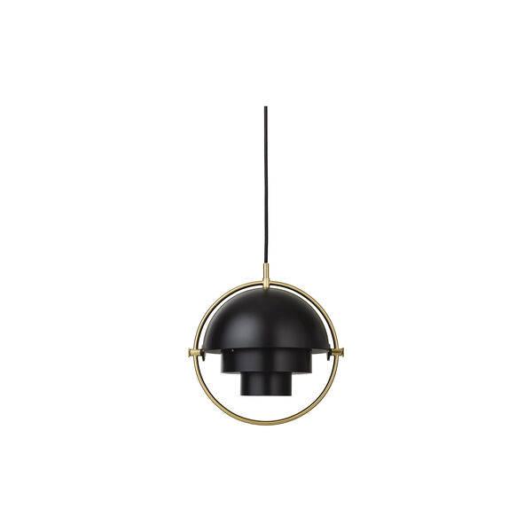 Multi-Lite Pendant, black semi matt/brass Multi-Lite Pendant, black semi matt/brass, GUBI