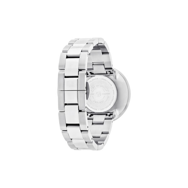 Bankers Wrist Watch, white/steel/steel, Arne Jacobsen Watches