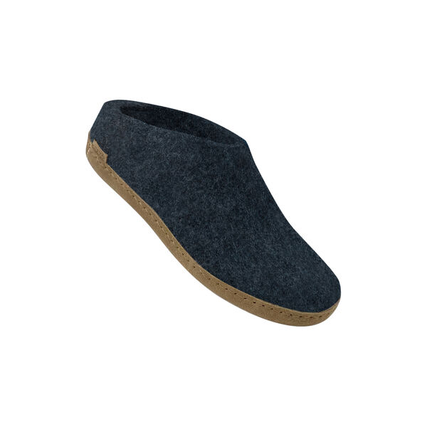 Felt Slippers, denim Felt Slippers, denim, Glerups