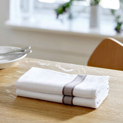 Napkin, fungi/white, Pillivuyt