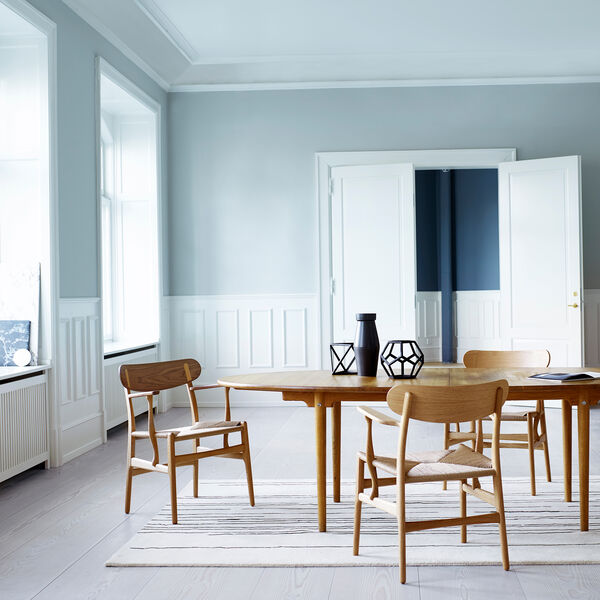 CH26 Dining Chair, white oiled oak/natural, Carl Hansen & Søn