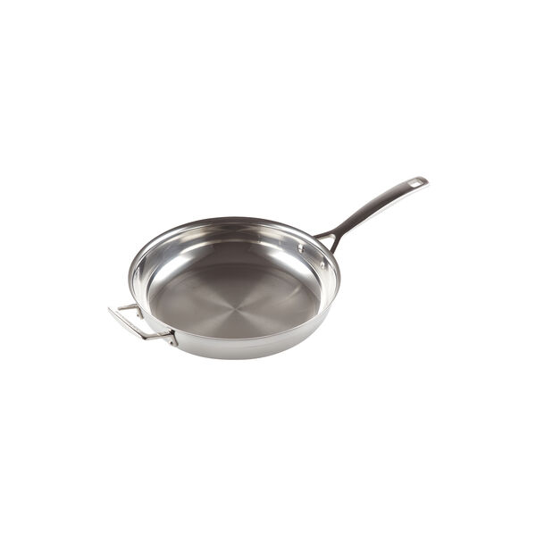 3-PLY Frying Pan Uncoated with Helper Handle Ø 28 cm 3-PLY Frying Pan Uncoated with Helper Handle Ø 28 cm, Le Creuset