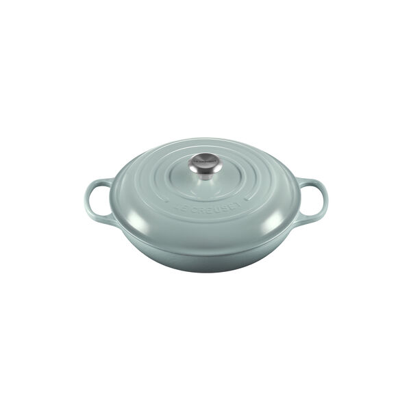Signature cast iron buffet pot 30 cm, sea salt, Le Creuset