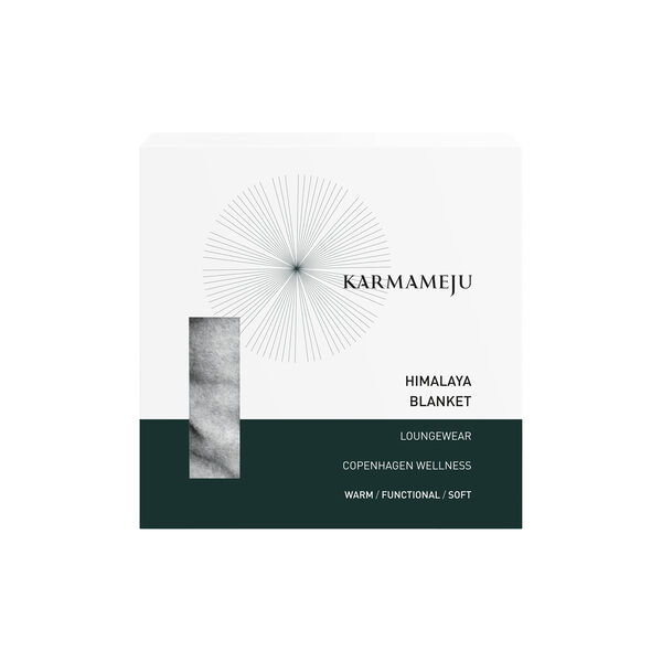 Himalaya Fleece Blanket, light grey Himalaya Fleece Blanket, light grey, Karmameju