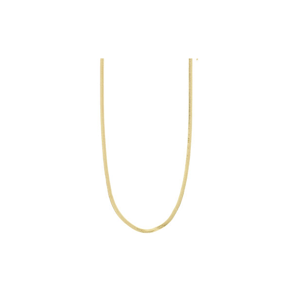 JOANNA flat snake chain necklace gold-plated JOANNA flat snake chain necklace gold-plated, Pilgrim
