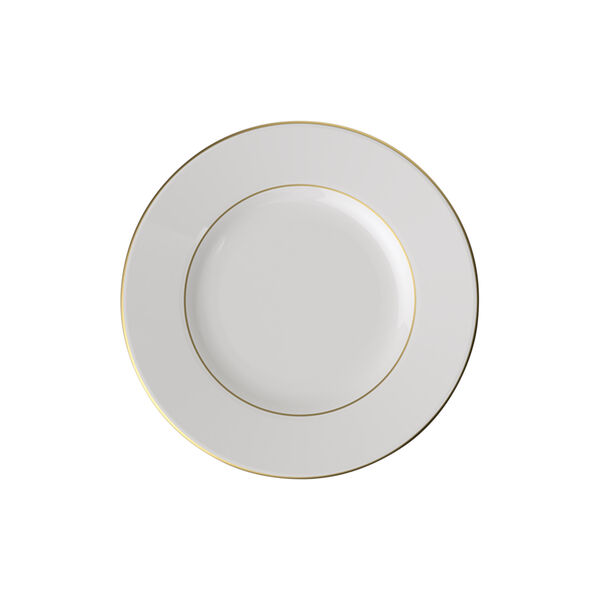 Anmut Gold Lunch Plate &Oslash; 22 cm, white/gold, Villeroy & Boch