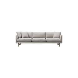 5523 Calmo 80 3-seater Sofa, beige/smoked oak, Fredericia Furniture