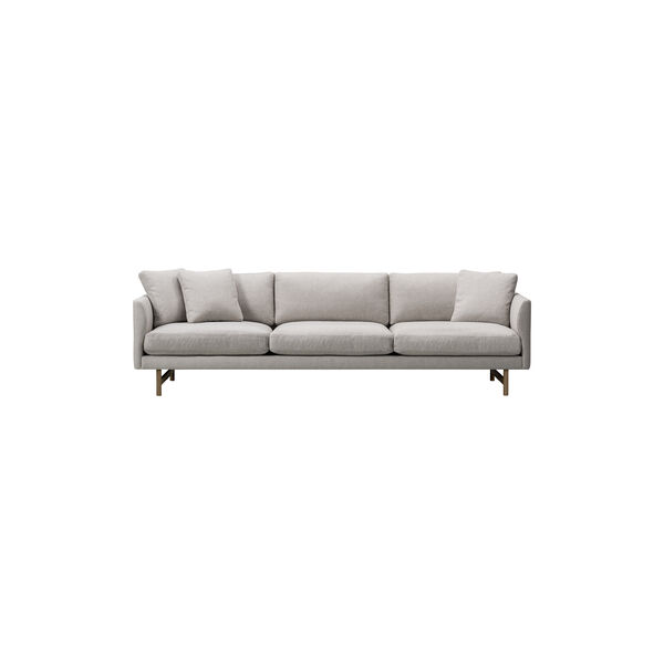 5523 Calmo 80 3-seater Sofa, beige/smoked oak, Fredericia Furniture