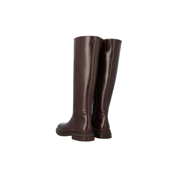 Long shafted boot, dark brown/dark brown, ANGULUS