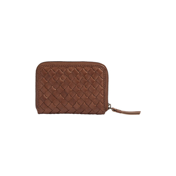 SelmaMBG Wallet Weave, cognac, Markberg