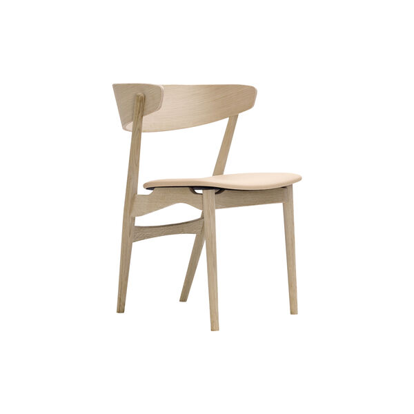 Sibast No 7 Dining Chair, white pigmented oak/honey, Sibast Furniture