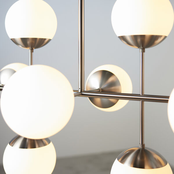 Lord Ballroom Lamp, steel/opal Lord Ballroom Lamp, steel/opal, Rubn