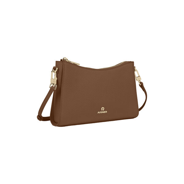 Ivy Crossbody Bag | Saddle Brown, Aigner