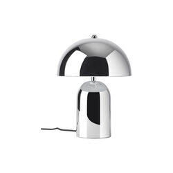 Walter Small Retro Table Lamp, chrome, Westwing Collection