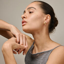 Tova Studs, gold plated, ENAMEL Copenhagen