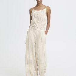 IHLINNO Trpusers, brown stripe, ICHI