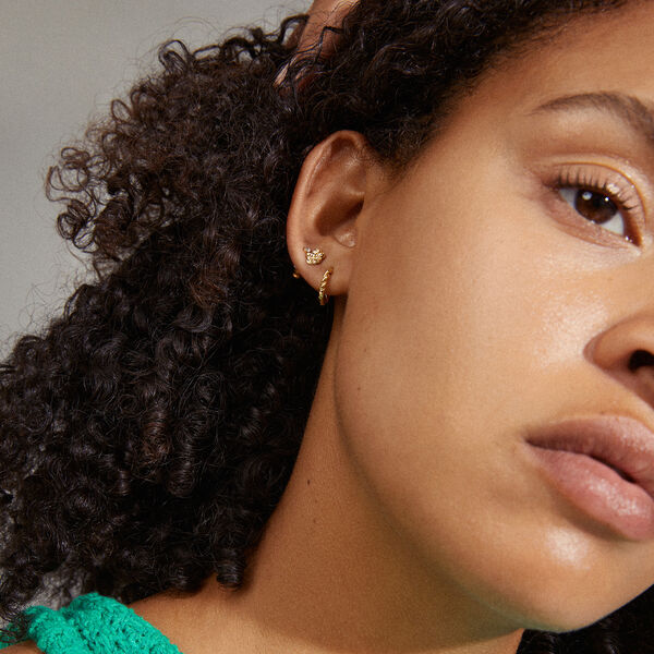 EMANUELLE Earrings 3-in-1 Set, gold plated, Pilgrim