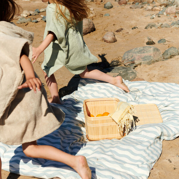 Juno Junior Bedding, waves, Dear April