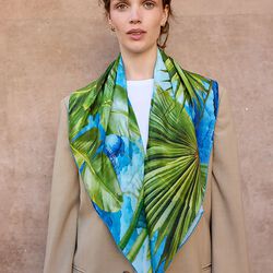 TROPICAL&nbsp;ISLAND&nbsp;Scarf, blue, Bella Ballou