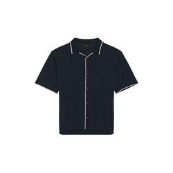 MApolomin SS Shirt, dark navy, Matinique