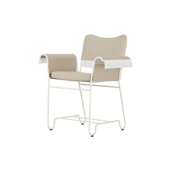Tropique Dining Chair with Fringes, Udine Limonta 12/classic white, GUBI