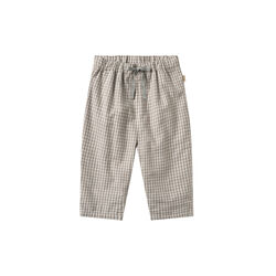 Trousers Lined Arne, greybrown check, Wheat