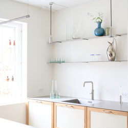 Luminar Pendant Disc Light, steel, Rama Lights