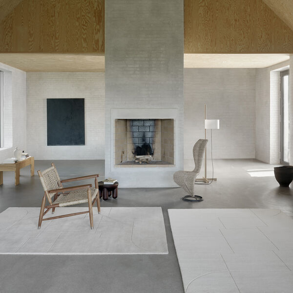 Geometric Maze Rug, beige, Linie Design