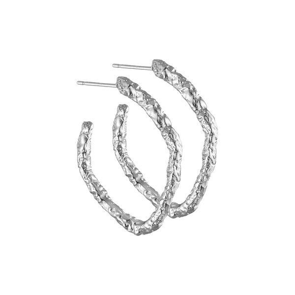 Earrings Foil, silver, Pure by Nat