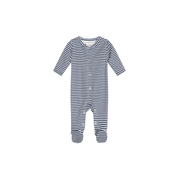Newborn Stripe Suit, navy/offwhite, Serendipity