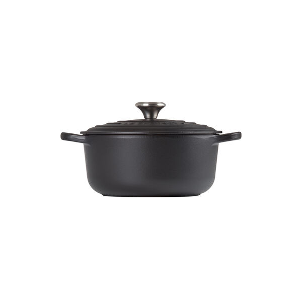 Signature Round Pot Ø 20 cm, matte black, Le Creuset