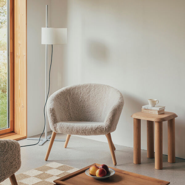 Ditzel Lounge Chair, Moonlight/oiled oak Ditzel Lounge Chair, Moonlight/oiled oak, Fredericia Furniture