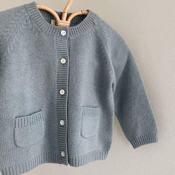 Bobbie Cardigan Baby, dove, Lalaby