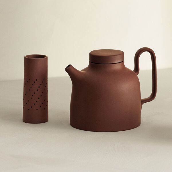 Sand Secrets Tea Pot, red clay, Design House Stockholm