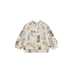 Disc Sweatshirt, felted friends, Molo
