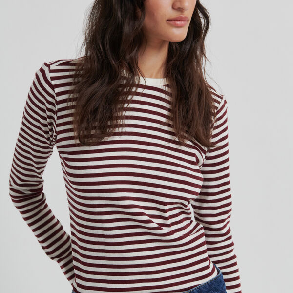 Alvilda O-Neck Tee, fudge, Second Female