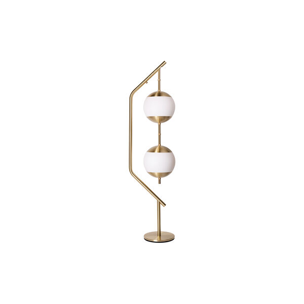 Monroe Floor Lamp, brass/opal Monroe Floor Lamp, brass/opal, Rubn