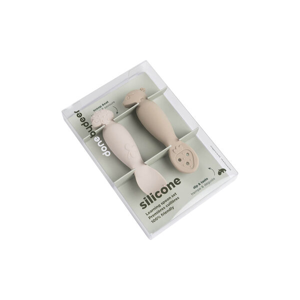 Tiny Farm Learning Spoon Set, sand, Done by Deer