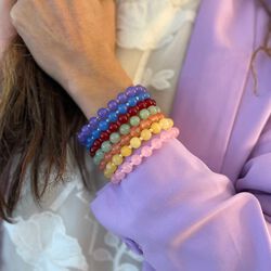 Jasmine small bracelet, blue, Nuni Copenhagen