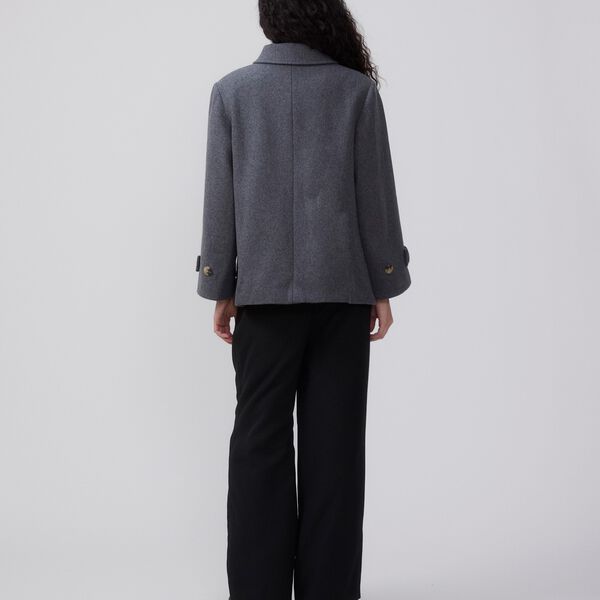 Ofiamd jacket, dark grey melange Ofiamd jacket, dark grey melange, Modström